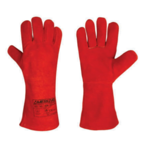 Supplier of Ameriza 1001-RD/ASK-2014 RD Red Leather Welding Gloves in UAE