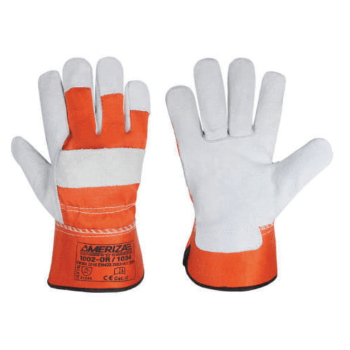 Supplier of Ameriza 1002-OR/1034 Leather Rigger Glove in UAE