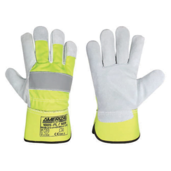 Supplier of Ameriza 1005-FL/1026 Fluorescent Leather Rigger Glove in UAE