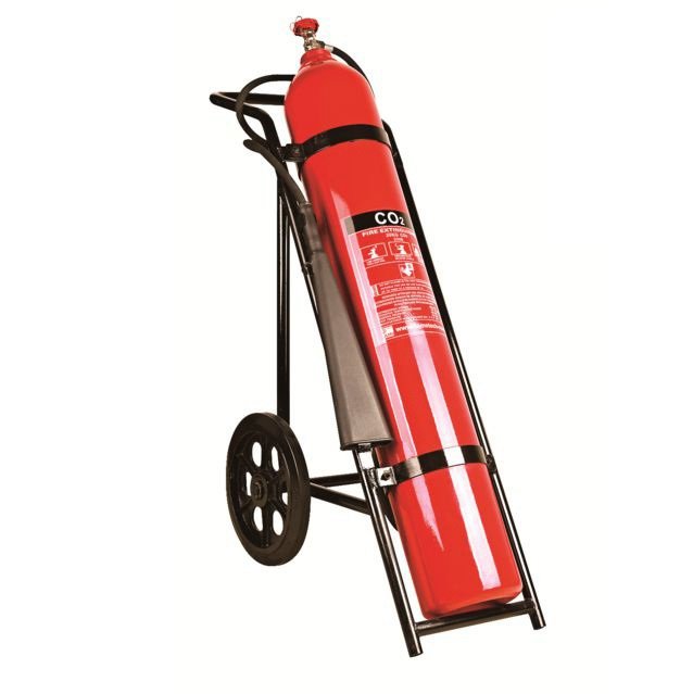 Supplier of Flametech FT03-062D-00 20 kg CO2 Fire Extinguisher Trolley in UAE