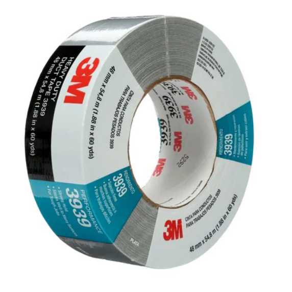 Supplier of 3M 3939 Heavy Duty Silver Duct Tape in UAE