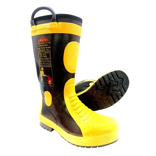 Supplier of Bulldozer BD 9788 Synthetic Fire Fighting Shoe in UAE