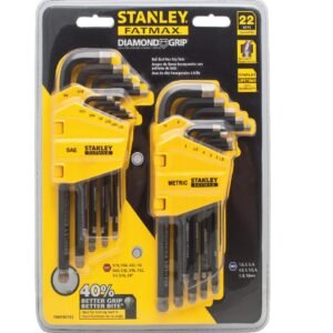 Supplier of Stanley FMHT80763 22 Piece Simulated Diamond Tip Hex Key Set in UAE