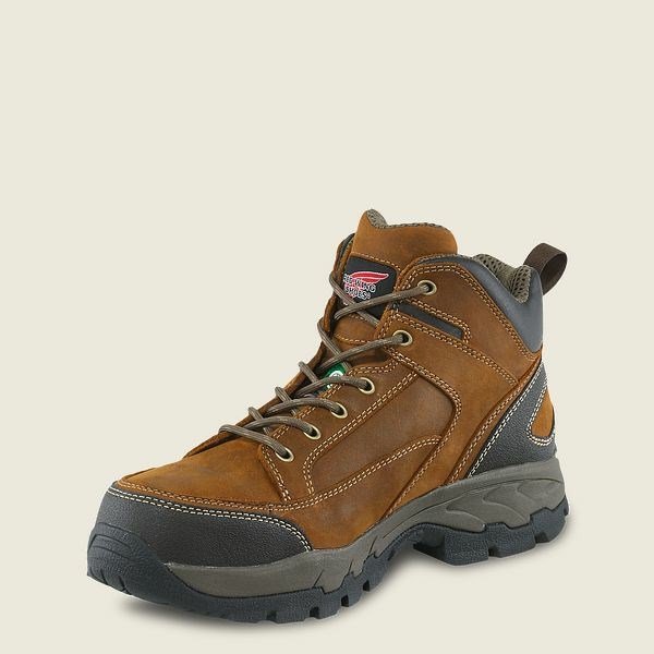 Grey Men s Red Wing TruHiker 5 inch CSA 57123 ILKM 2 ZOOM