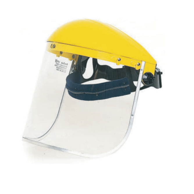 Supplier of PC Face Shield with Ratchet Head Gear in UAE