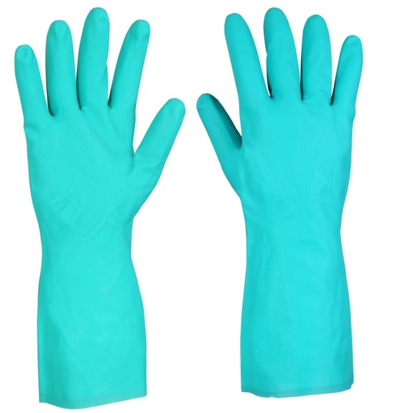 Supplier of SIC Nitrile Flock Lined Chemical Resistant Gloves in UAE