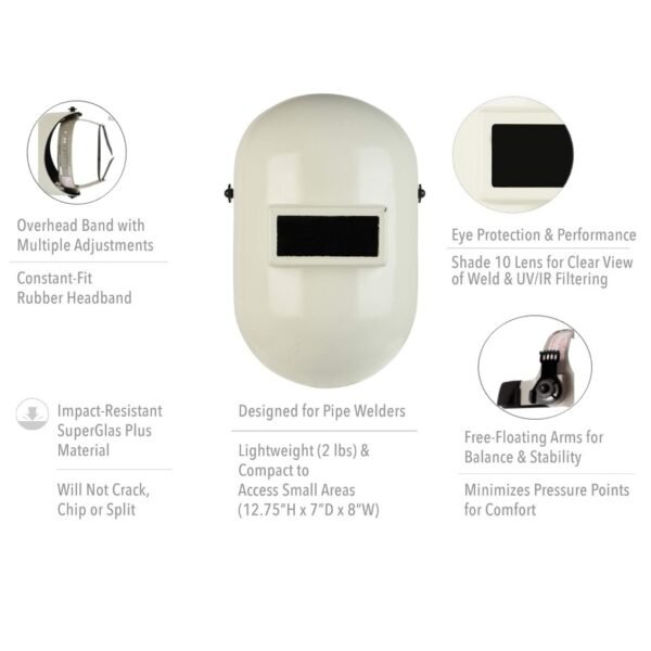 Supplier of Honeywell 110PWE Fibre-Metal Pipeliner Welding Helmet in UAE