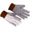 Supplier of Double Layer Dotted Gloves with Brown Cuff in UAE