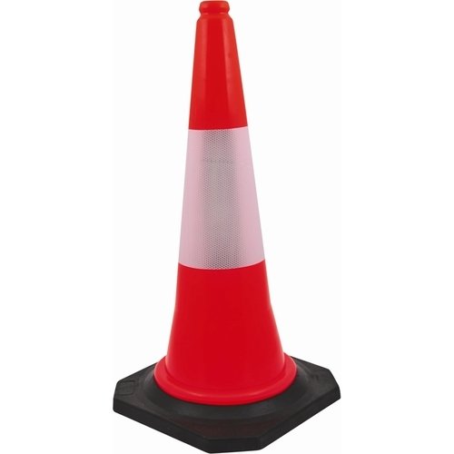 Supplier of Reflective Traffic Safety Cone with Rubber Base in UAE