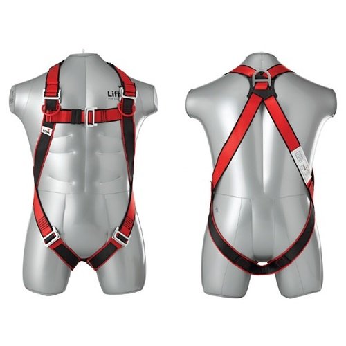 Buy Liftek LX500 Full Body Harness with LX121 Webbing Lanyard in UAE