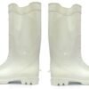 WHITE GUMBOOT WITHOUT STEEL TOE STEIF